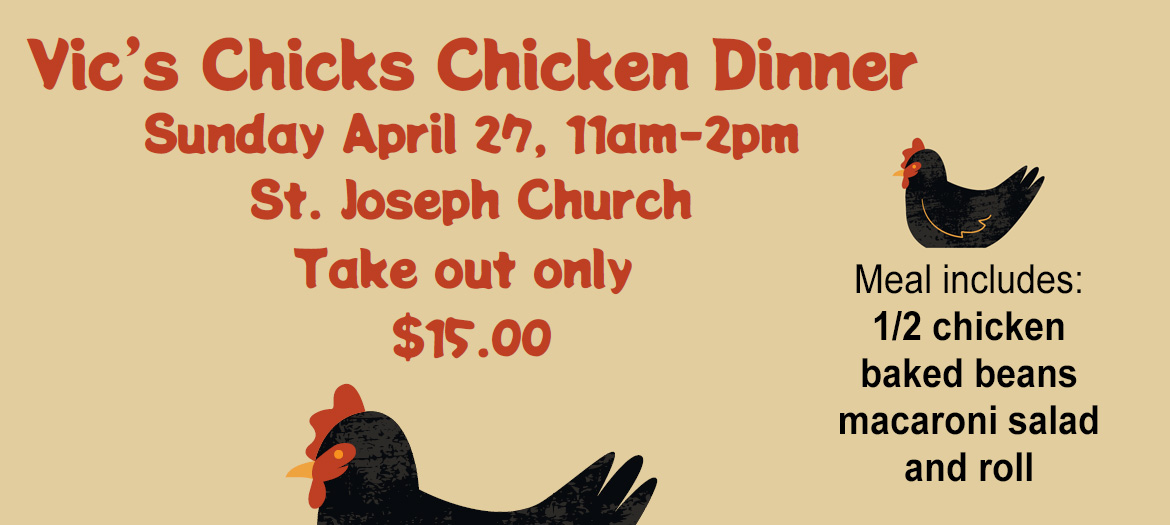 chicken dinner in april
